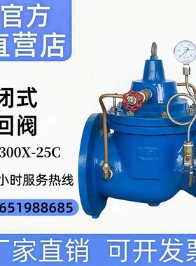 开维喜阀门300X-25C缓闭式止回阀法兰消防水务楼宇工业阀开关