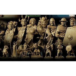 光之残片甲辰玄英录3D打印模型STL文件素材高精度已分体桌游战旗