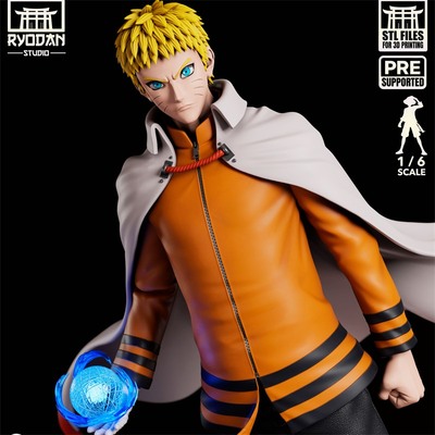漩涡鸣人Uzumaki Naruto火影忍者3d打印模型stl图纸文件素材高精