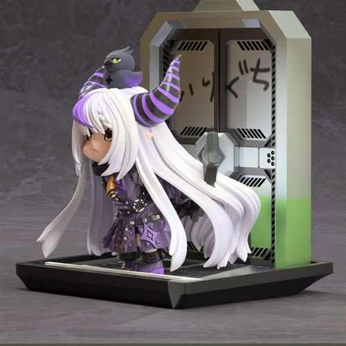 拉普拉斯暗黑款卡通Q版3D打印模型STL文件素材高精度