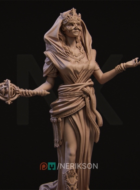 古希腊神话拉刻西斯Lachesis命运女神3d打印模型stl图纸文件素材