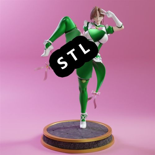 美少女战士水手木星3D打印模型STL文件素材高精度图纸