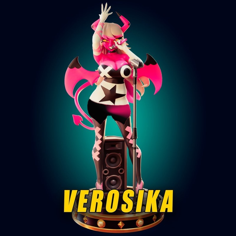 地狱客栈维罗西卡小队3D打印模型STL文件素材高精度图纸