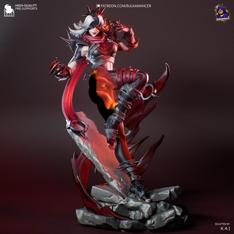 漫威隐形女侠3D打印模型STL文件素材高精度恶魔版