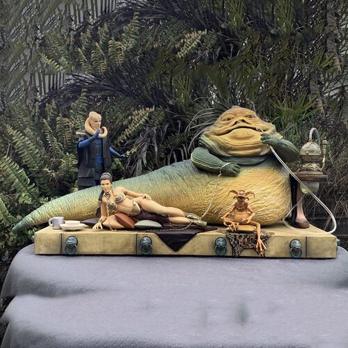 星球大战Jabba贾巴雕像3D打印模型STL文件素材高精度已分体