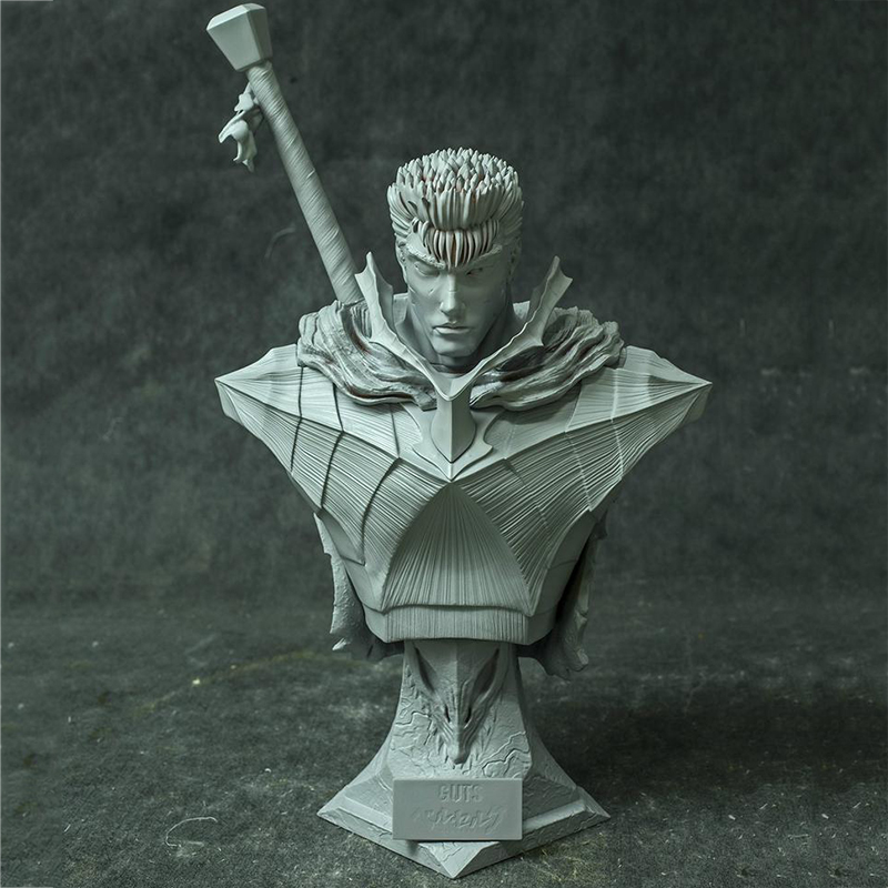 剑风传奇格斯狂战士铠甲半身像3D打印模型STL文件素材高精度