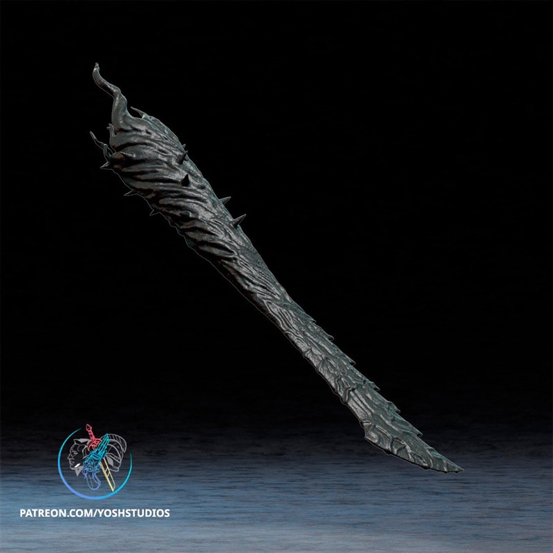 漫威毒液共生体刀刃3D打印模型STL文件素材高精度