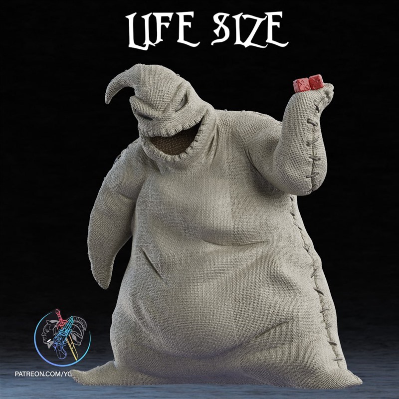 圣诞夜惊魂布袋 圣诞夜惊魂乌基布基3D打印模型STL文件素材高精度