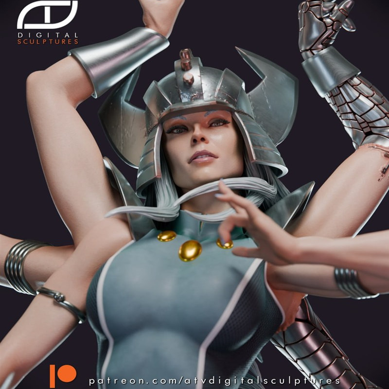 旋涡漫威X战警成员3D打印模型STL文件素材高精度