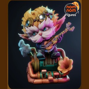 3D打印模型已分体英雄联盟大发明家黑默丁格STL文件素材高精度