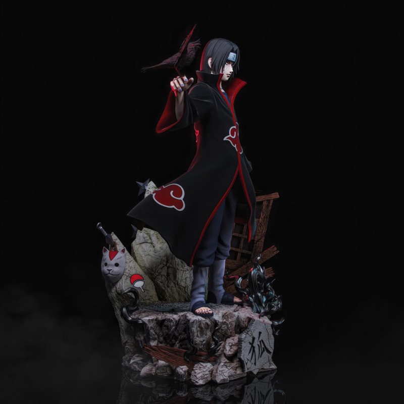 火影忍者Itachi Uchiha宇智波鼬3D打印模型STL文件素材高精度分体