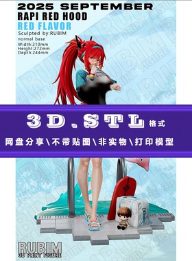 拉毗Rapi胜利女神妮姬3D打印模型STL文件数据高精度