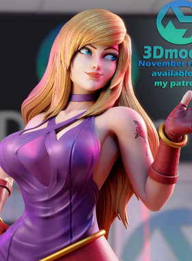 3Dmoonn珍妮特B Jennet拳皇3D打印模型STL文件素材高精度图纸