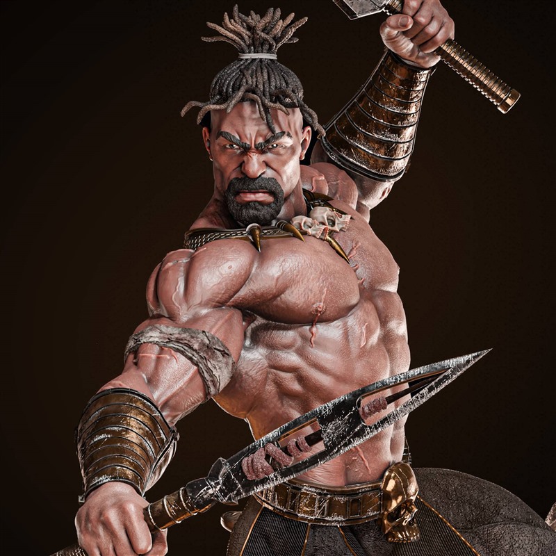 漫威Jungle Action艾瑞克克尔芒戈3D打印模型STL文件素材高精度