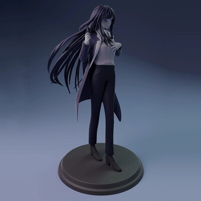 3D打印模型已分体覆面系歌Vocaloid翻唱歌手AdoSTL文件素材高精度