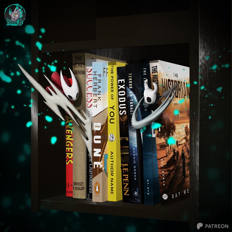 空洞骑士丝绸之歌书架3D打印模型STL文件素材高精度