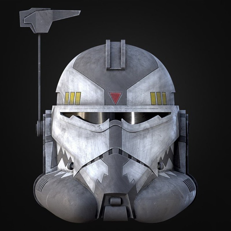 沃尔夫头盔星球大战3D打印模型STL文件素材高精度图纸