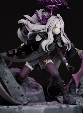 蔚蓝档案空崎日奈Sorasaki Hina3d打印模型stl图纸文件素材高精度