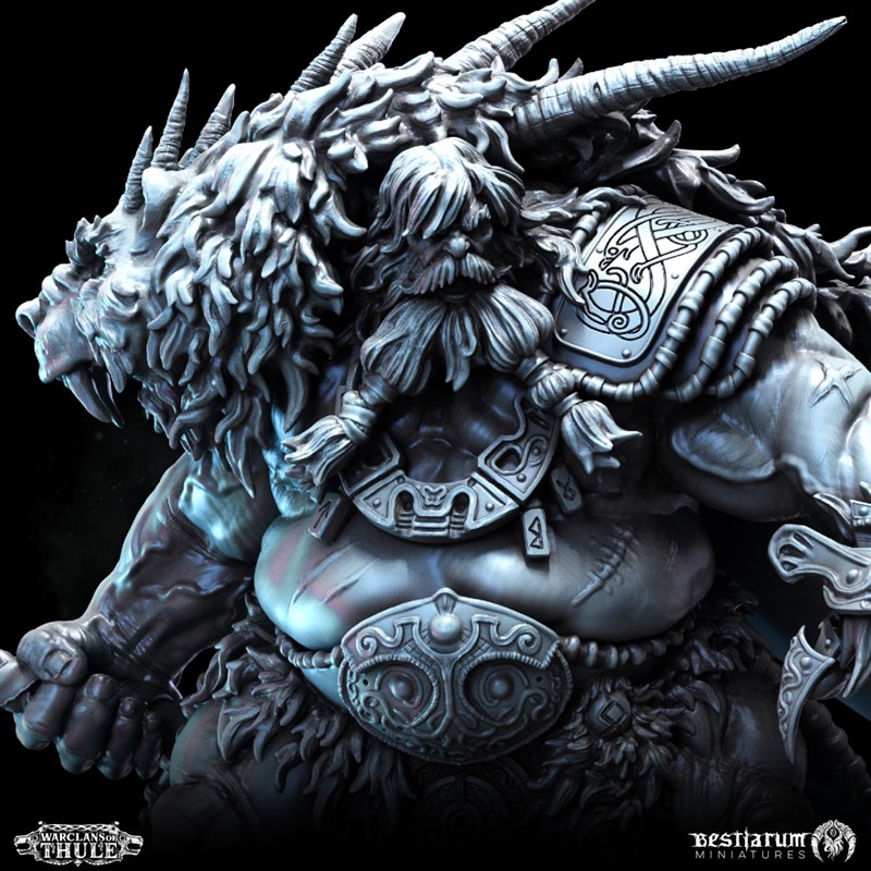 巨人血脉狂战士3D打印模型STL文件素材高精度