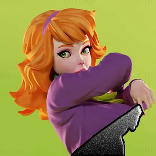 史酷比达芙妮·布莱克3D打印模型STL文件素材高精度