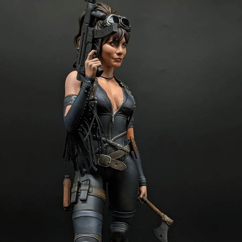 洋娃娃Browning金发女郎美少女特攻队3D打印模型STL数据文件人物