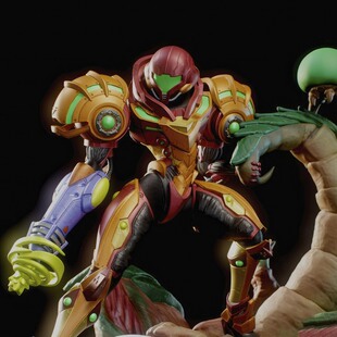 银河战士萨姆斯阿兰宇宙最强赏金猎人3D打印模型STL文件素材高精