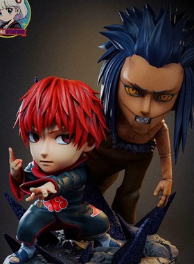 Q版火影忍者蝎Sasori卡通3D打印模型STL文件素材高精度