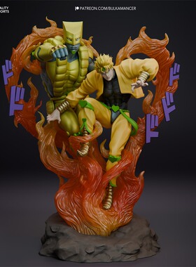 3d打印模型迪奥布兰度Dio Brando JOJO的奇妙冒险stl图纸文件素材