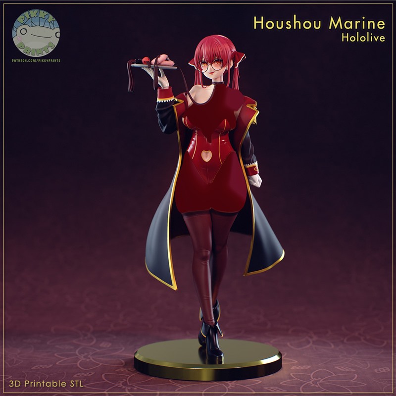 宝钟玛琳GK3D打印模型STL文件素材高精度Shiromi Iori