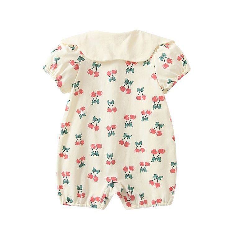 BABY CLOTHES SUMMER CLOTHES NEWBORN BABY GIRL ONESIE PRINCESS FULL MOON HUNDRED DAYS HA CLOTHES CRAWLING CLOTHES SUMMER THIN