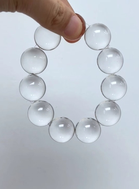 天然白水晶手链女款单圈时尚饰品礼物送女友闺蜜生日礼物