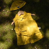 儿童唐装 薄款 宝宝周岁礼服男童夏季 婴儿抓周宴衣服新中式 琅金