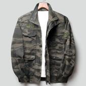 迷彩服工作服男装 纯棉弹力上衣褂子防烫工装 户外劳保服干活电焊