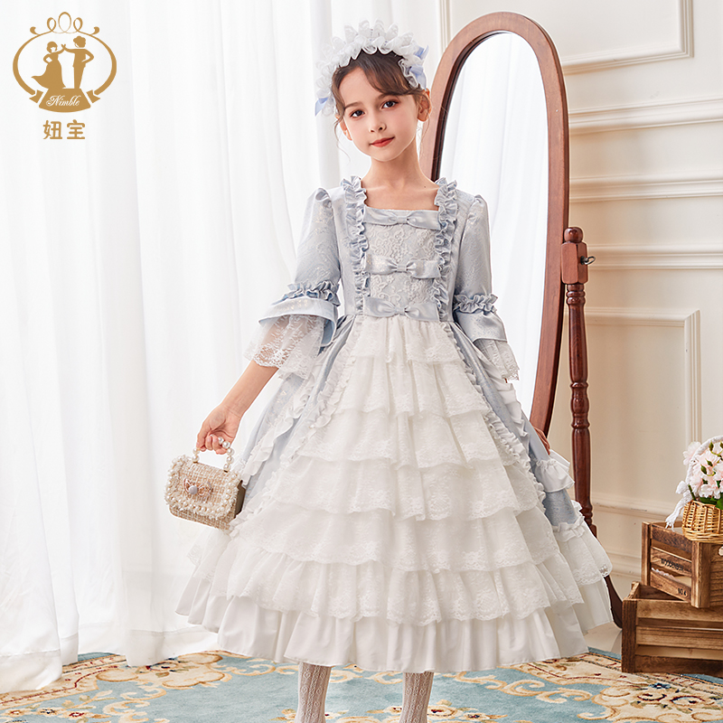 女童春装洛丽塔公主裙礼服舒适