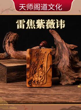 【龙虎山发货】正宗雷击枣木金光咒牌紫薇讳神咒道家法器平安挂件