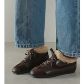 真羊毛休闲鞋 女冬系带小皮鞋 平底毛毛单鞋 Kmeizu巨软 保暖德训鞋