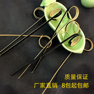 包邮 创意一次性手指串竹签花结串 串烧签小吃叉 水果签 鸡尾酒签