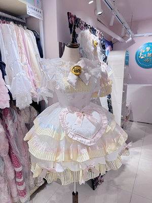 现货舒芙蕾Lolita猫咪女仆装洛丽塔裙子内搭蝴蝶结