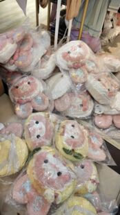 【梦鲸屿实体店现货秒发】正版momo物语柠檬大脸双肩包蛋糕包