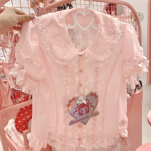 实体店现货·花与珍珠匣娃娃领珍珠洛丽塔限定内搭