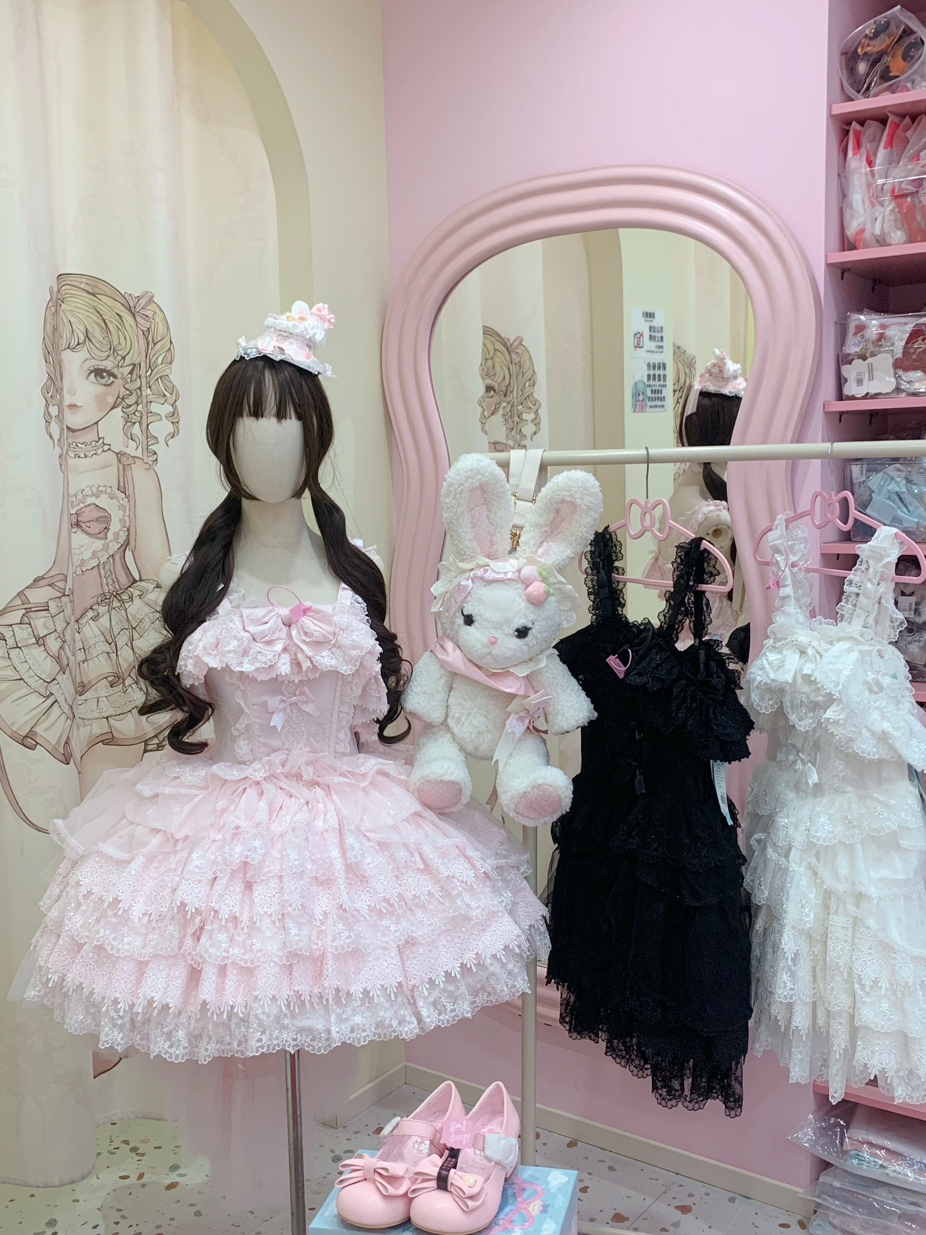 实体店现货·祈愿雪芭蕾风doll感古早洛丽塔小裙子正品未拆封