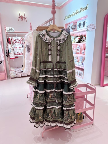 实体店现货·花与珍珠匣原创与蒂奇的森林探险op森系木质感洛丽塔
