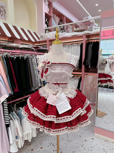 现货里雾诗之春苹果糖 丝绒蛋糕限定款洛丽塔lolita原创芭蕾风