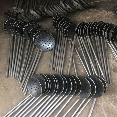 铝渣漏勺 打渣勺 带柄漏勺打料勺 扒渣勺 铝压铸机配件 厂家销售