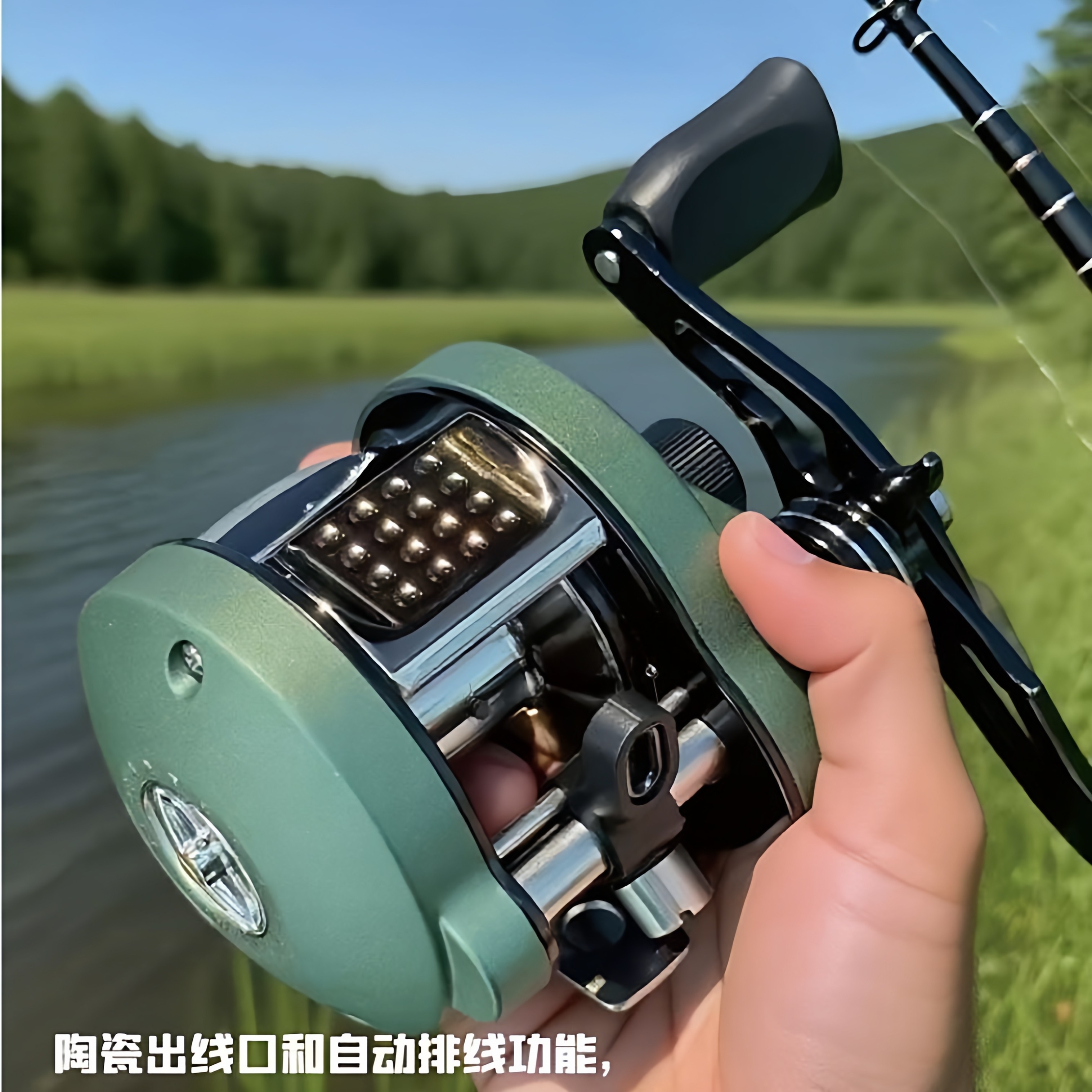 新款鼓轮全金属机身打黑雷强轮泛用远投路亚轮防炸线渔轮卸力报警,户外/登山/野营/旅行用品,鱼线轮,淘宝优惠券,粉丝福利购,淘宝优惠卷