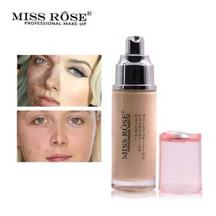 Foundation Liquid Base Face 隔离粉底液 Concealer Rose Miss