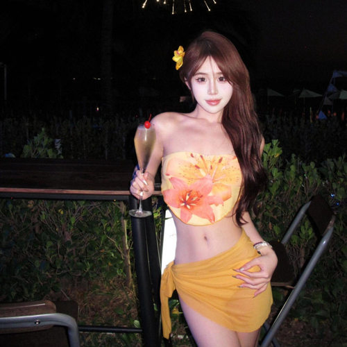 womenclothes欧美印花泳