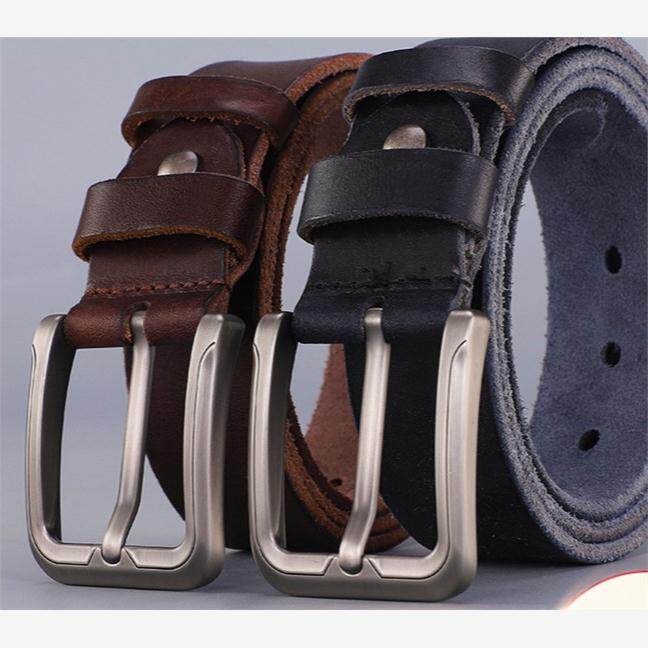 man corium waistband ephebe arder cowhide Men's belt needle