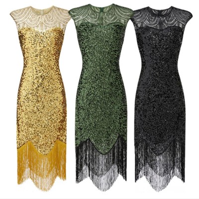 Deco Flapper InspiredRoaring 20s Great Gatsby Dress Vestidos