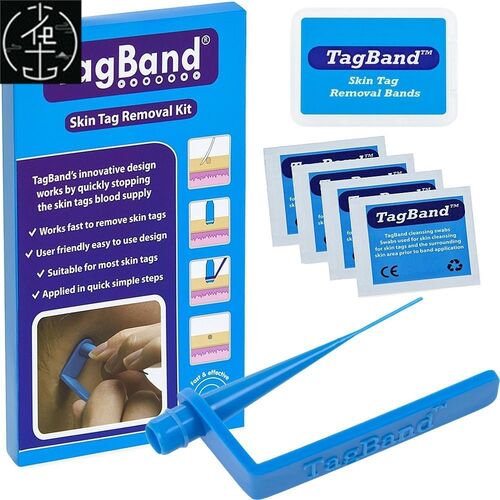 Blue Set Skin Tag Removal Kit Home Use Mole Wart Remover Equ